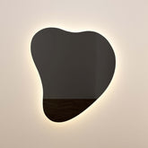 Phoebe LED Teardrop Black Tinted Wall Mirror Model: TOV-C68792